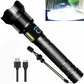 LED oppladbar laser lommelykt 90000 høy lumen