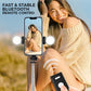 Ny 6-i-1 Trådløs Bluetooth Selfie Stang