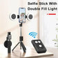 Ny 6-i-1 Trådløs Bluetooth Selfie Stang