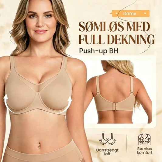 💐 Elegant gjennomsiktig BH for kvinner, full dekning, store størrelser