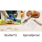 ⏰Gjennomsiktig elektrisk frukt- og grønnsaksskreller🍇🧄