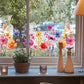 Fargerik Blomsterbukett Vindusklistremerke