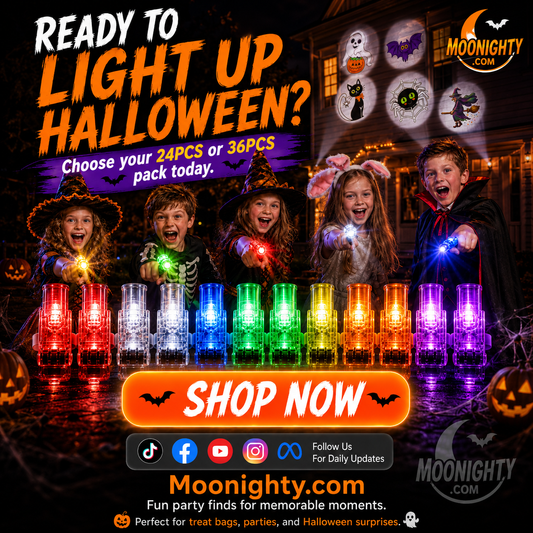 💞50K+ SOLGT! 🎉💡 50% AV! Mini Fargerike LED-fingerlys – Klar flerfarget glød, ett-trykks av/på. Myk elastisk bånd passer komfortabelt – perfekt for fester, konserter og barnelek! 🎶✨