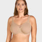 💐 Elegant gjennomsiktig BH for kvinner, full dekning, store størrelser