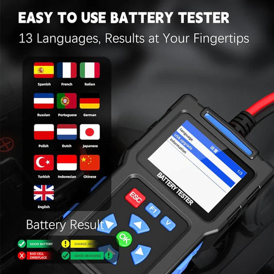 BT100 12V Bilbatteri Belastningstester