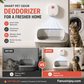 🌬️Si farvel til ubehagelige lukter med denne! Smart Quiet Pet Odor Eliminator