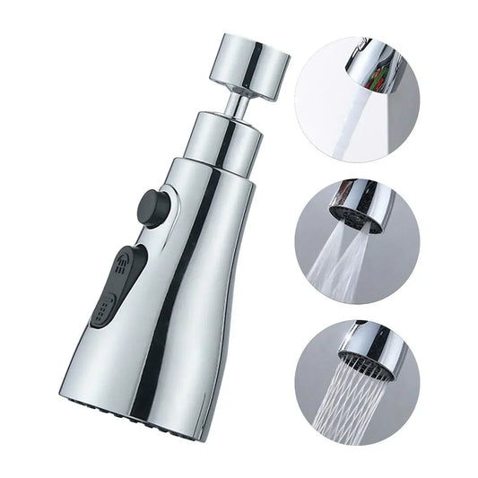 Svingbar Høytrykkssprøytekran + Adapter