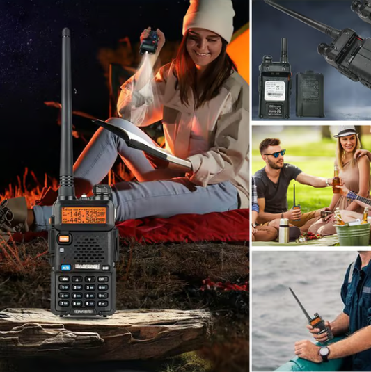 🔥Varmt salg 49% rabatt🔥UV-5R Skinke Radio Lang rekkevidde UV5R Toveis Radio Dual Band Walkie
