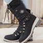 🎁 Hett salg — 50 % RABATT! 🔥 Vanntette knelange snøstøvler for damer 👢