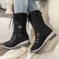 🎁 Hett salg — 50 % RABATT! 🔥 Vanntette knelange snøstøvler for damer 👢