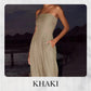 Dame Jumpsuit med lommer og bare skuldre