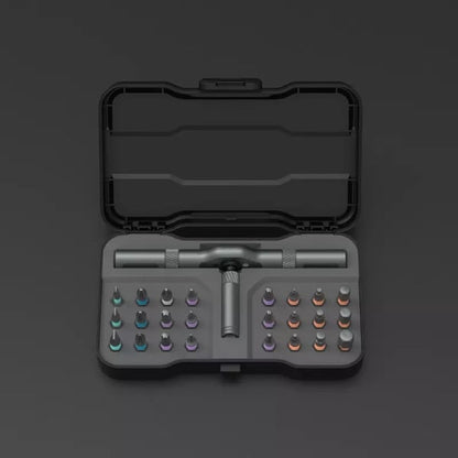 🧲 24-i-1 magnetisk skrutrekker sett med ratchet – formbart design – bærbart verktøy for hjemmet