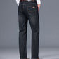 Herre stretch jeans med rett passform