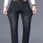 Herre stretch jeans med rett passform