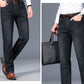 Herre stretch jeans med rett passform