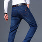 Herre stretch jeans med rett passform