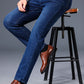 Herre stretch jeans med rett passform
