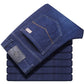 Herre stretch jeans med rett passform
