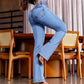 Høy Høyde Stretch Utsvingt Jeans