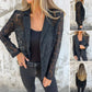 Heldekkende blazer i spiss netting