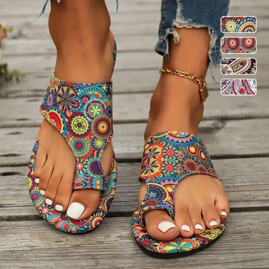 🔥   Lette ortopediske flate sandaler for kvinner