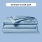 🎁Gjør deg klar for sommeren - ❄️ Vaskbar 、 avkjølende 4-delt seng er-silke linen🛏️
