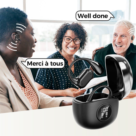 AI Oversettelse Trådløse Bluetooth 5.4 Ørepropper (Kompatible med iOS og Android)