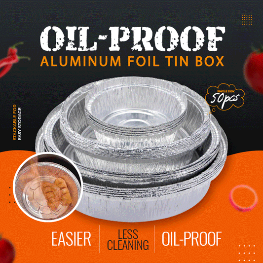 🔥Hot Sale🔥Oljebestandig blikkboks i aluminiumsfolie