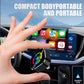 2-i-1 trådløs adapter for iPhone og Android Auto