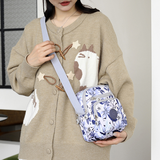 Trendy Lett Veske med Flerromsdesign