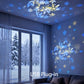 Dynamisk roterende LED-lysprojektor