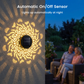☀️ Solcellelampe i mandala-design for hage og terrasse – 2-i-1 gulvlampe og vegglampe – Dekorativ belysning med vintage-effekt – Rustfri og holdbar