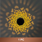 🌞50 % RABATT NÅ! 🌀 Solcelledrevet mandala-lys – Fantastisk mønsterprojeksjon, 2-i-1 gulv- og veggdesign og IP65 vanntett automatisk av/på 🌿