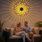 🌞50 % RABATT NÅ! 🌀 Solcelledrevet mandala-lys – Fantastisk mønsterprojeksjon, 2-i-1 gulv- og veggdesign og IP65 vanntett automatisk av/på 🌿