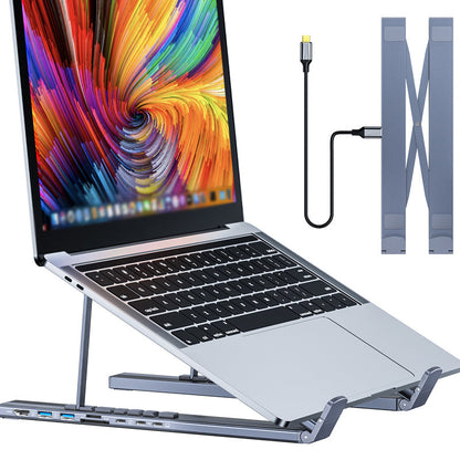USB-C-dokkingstasjon og bærbar PC-stativ med 4K HDMI