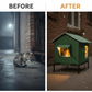 ☔ Allværs, forhøyet utendørshus for katter – vanntett, isolert og sammenleggbart – perfekt for utekatter hele året 🏠