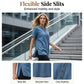 Pustende casual topp med denimlook for kvinner