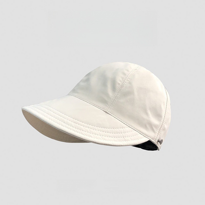 🧢☀️Damesolhatt med justerbar hestehale-åpning – pustende og lett – perfekt til stranden, hagen eller reiser – beskytter pålitelig mot UV-stråling🌿👒