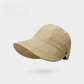 🧢☀️Damesolhatt med justerbar hestehale-åpning – pustende og lett – perfekt til stranden, hagen eller reiser – beskytter pålitelig mot UV-stråling🌿👒