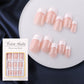 💅 288-delt Fargerike Press-On Negler – Korte Firkantede Tips & Fransk Kant! ✨ Klar På Minutter – Perfekt for Rask Stilforandring. 📦 Praktisk Oppbevaringsboks – Kjøp 3 for 10% Ekstra Rabatt! 🌈
