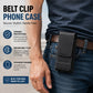 📱 Magnetisk belteholder for mobil – solid smarttelefonholder med klemme, beltehempe og kortlomme