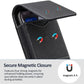 📱 Magnetisk belteholder for mobil – solid smarttelefonholder med klemme, beltehempe og kortlomme