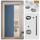 🚪Borefri folding partisjonsgardin – enkel installasjon – personvern & lysspærring – elegant foldedesign – dobbeltsidig magnetlukking – allsidig bruk
