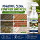 🏠 50% RABATT – Multi-overflate utendørs rens – virker på 3–5 minutter – fjerner alger, mugg & skitt – for terrasser, dekk, gjerder & stein – enkel spray