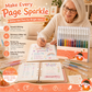 🎨 Hurtigtørkende Glitterpenn-sett for Kort, Planleggere og Scrapbooking