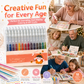 🎨 Hurtigtørkende Glitterpenn-sett for Kort, Planleggere og Scrapbooking