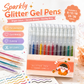 🎨 Hurtigtørkende Glitterpenn-sett for Kort, Planleggere og Scrapbooking