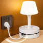 💡 Nattbordslampe med ladestasjon – Lys opp og lad opp nattbordet ditt 🔌