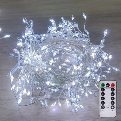 ✨🎉Siste dag med 50 % rabatt!!✨🎄Lyslenke med fyrverkeri av kobbertråd