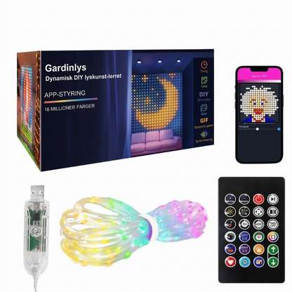 ⚡Vanntett LED-lysgardin
